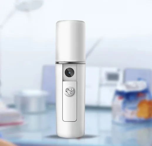Convenient use sliding nano ionic facial steamer mini facial sprayer