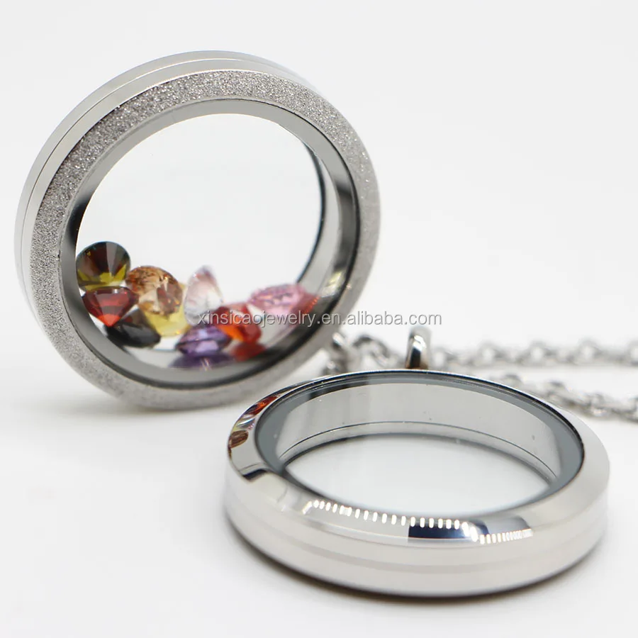 Free Shipping Fee To USA Glitter New Style Memory Living Floating Glass Locket Gold Locket Designs For Lady Jewelry