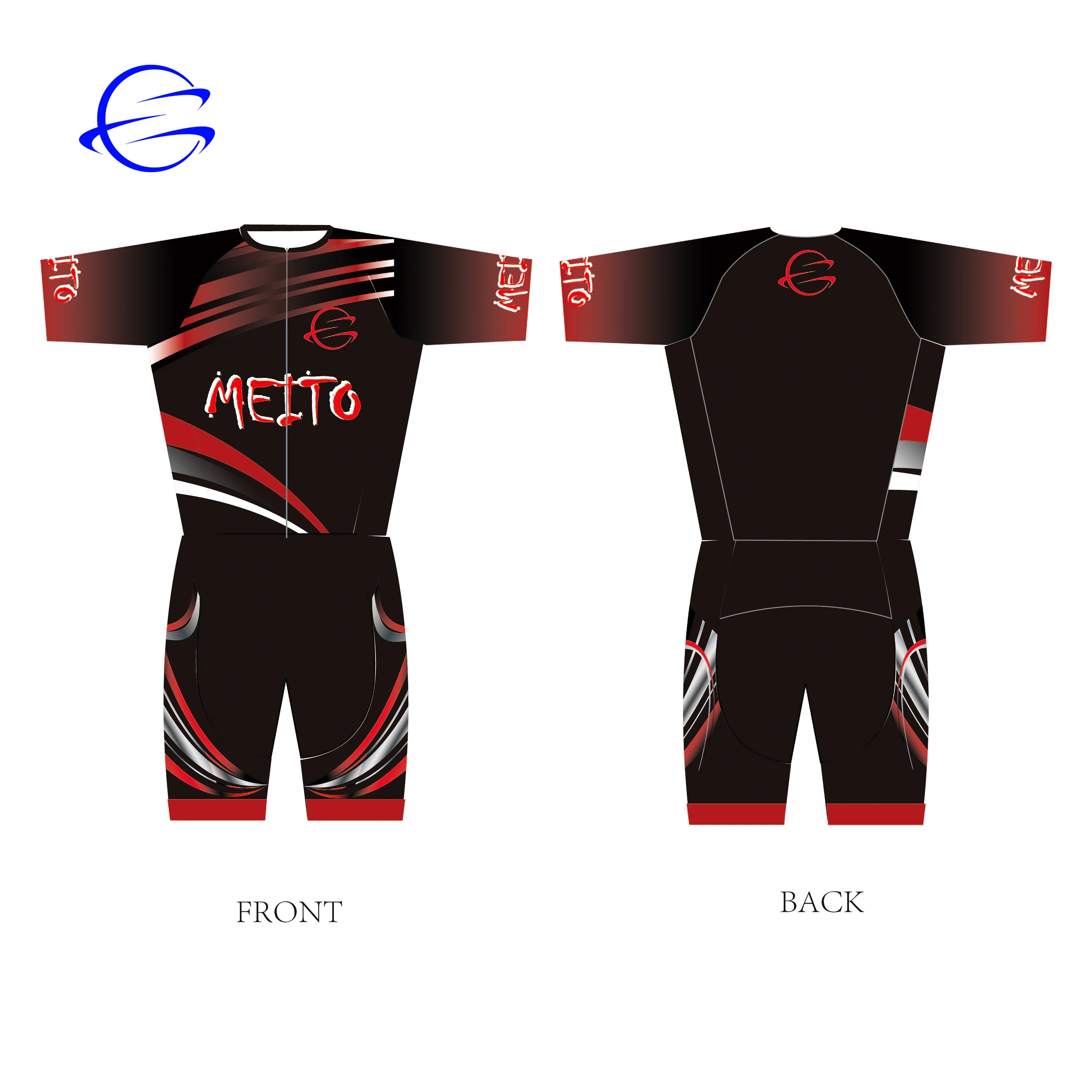 2019 New Design Manufactory Price  Digital Sublimation Printed Speed Skating Skin  Clothing,Skating Suits, Skin Speed Skate Wear