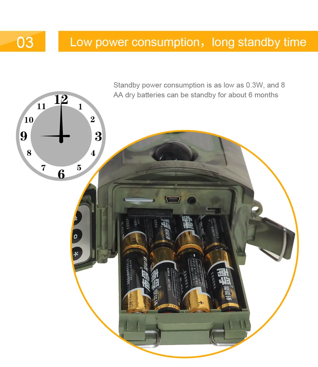 Trail Camera with Night Version 720P HD Game & Trail Camera 20M Wildlife Hunting Trail Cam