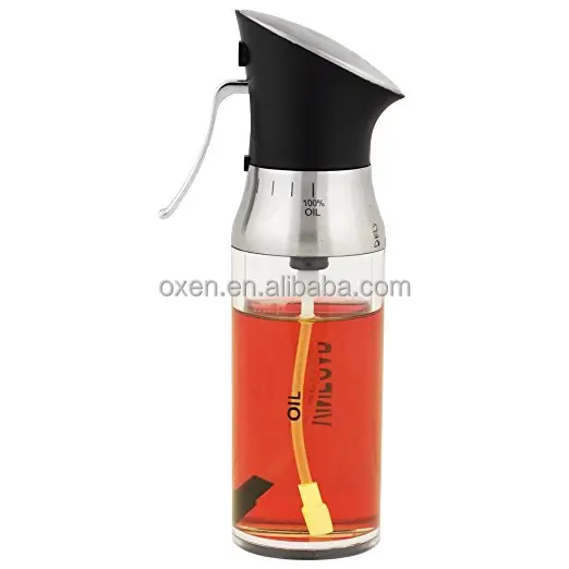 180ml plastic bottle hose dispenser/manual pressure olive oil pump sprayer