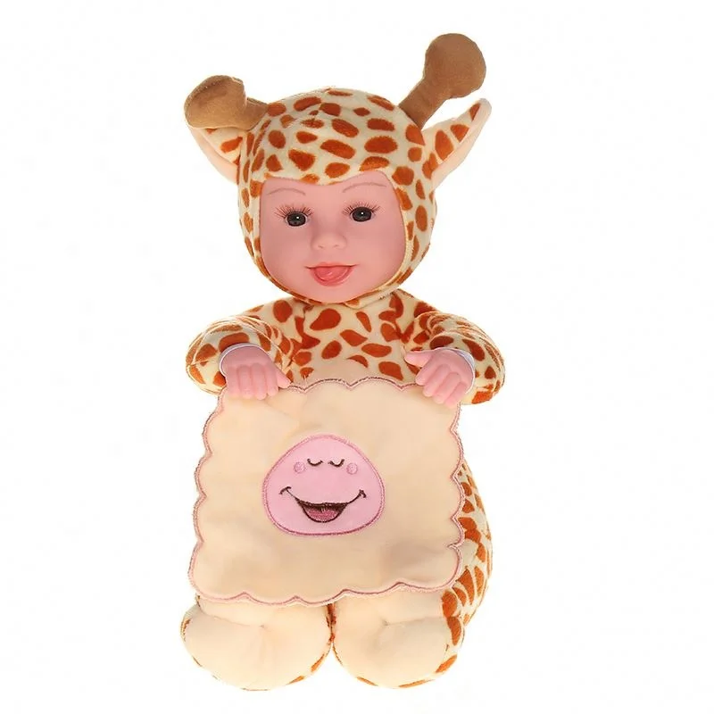 Peek-a-boo talking animal 14 inch Electric Music Cute soft touch function baby Dolls