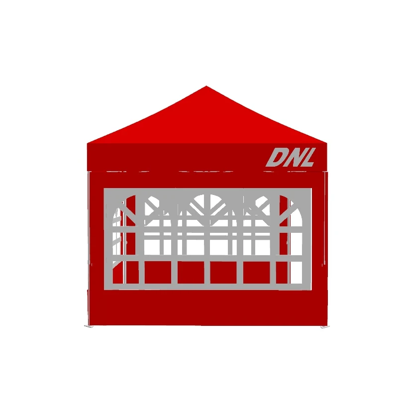 3x3 portable foldable gazebo tent event walls tent with transparent window