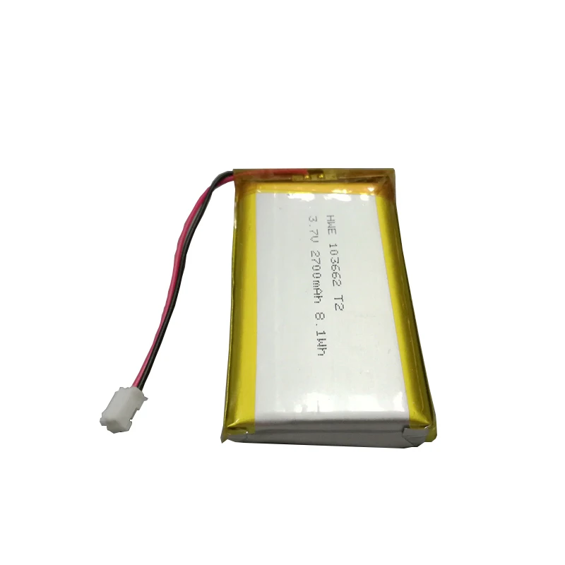 Lithium Polymer Battery 3.8V 3.7V 2700mah 3000mah Lipo Battery 103662 for GPS fleet tracking