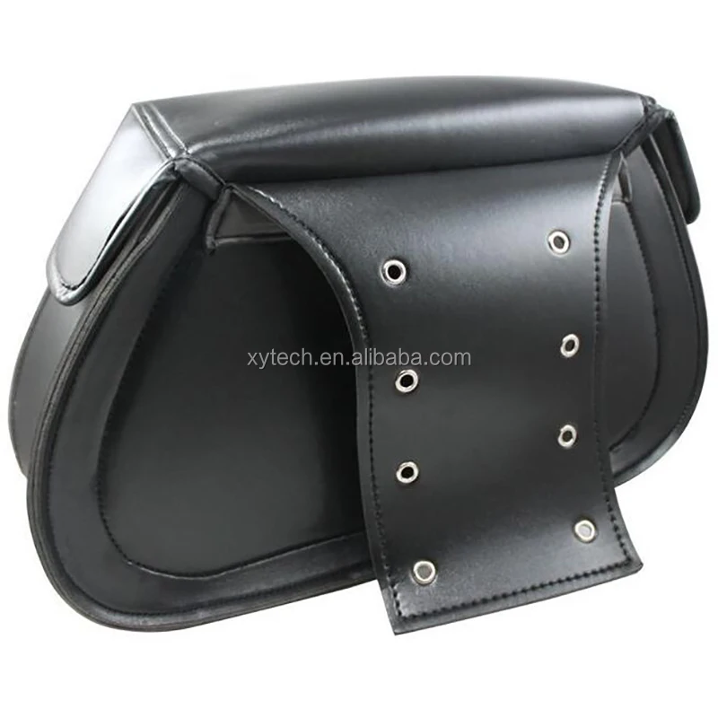 
Middle Size Saddle Bag Bike Motorcycle Travel Leather bag Tool Side Bag 