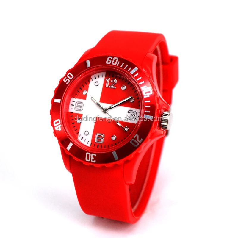 
2020 soccer world cup promotion watch Spain flag and other flags on dial 