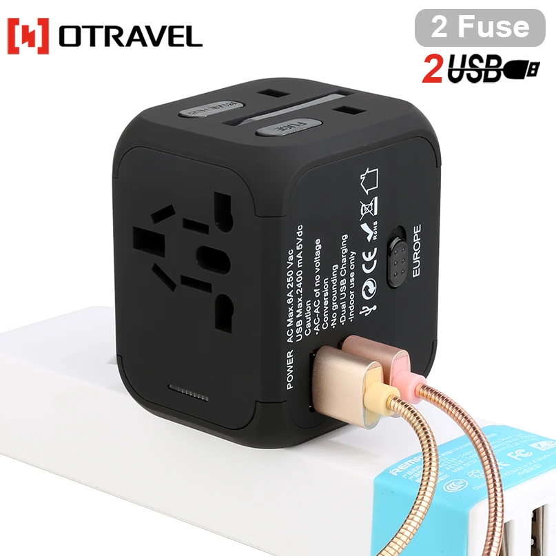 2019 newest 931l travel adapter with dual usb charger,travel charger for mobile accessories