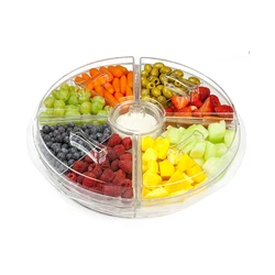 Custom Cheap Appetizer On Ice Serving Plate Plastic Food Tray
