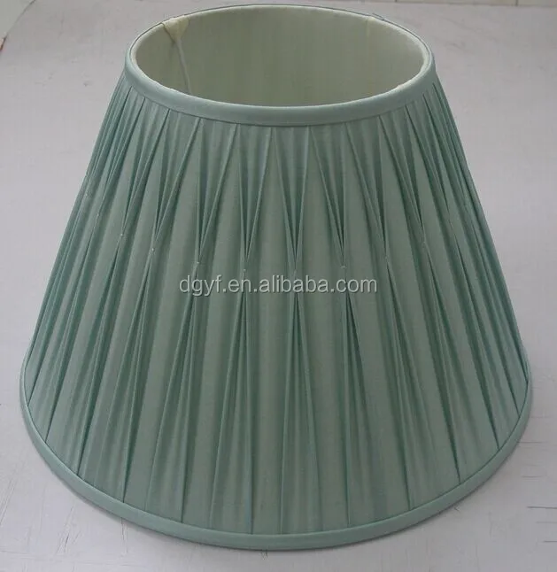 Шелковый плиссированный Тень для лампы