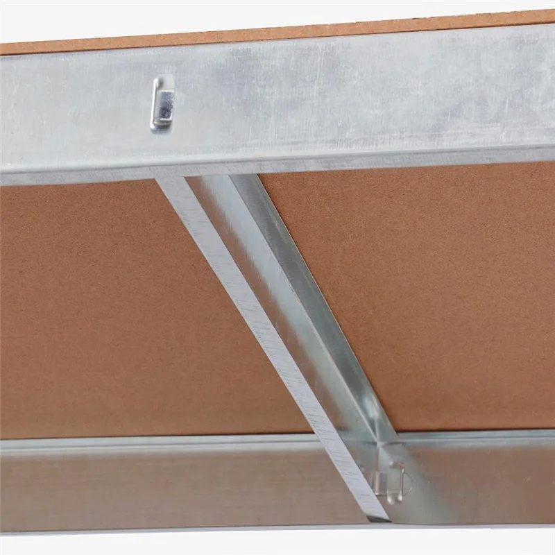 Tyre Galvanized  Metal Adjustable Boltless 2-level 265KG Capacity/Level  Tire Shelving for 8 Tires