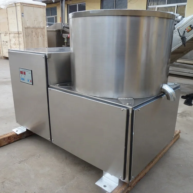 Мелкомасштабные картофельные чипсы Центробежная Машина для обезвоживания жареной пищи