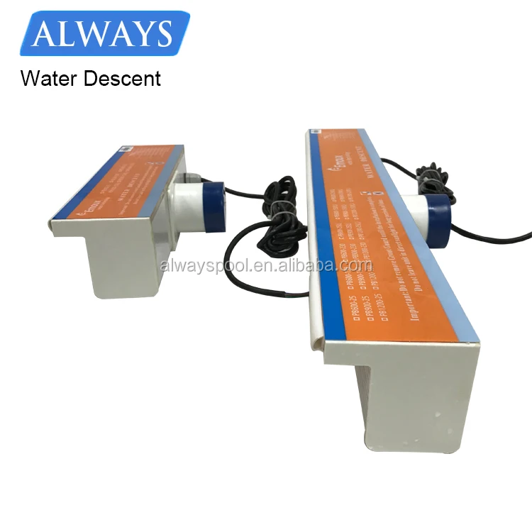 Emaux Colorful water blade descent&waterfalls for swimming pool decoration