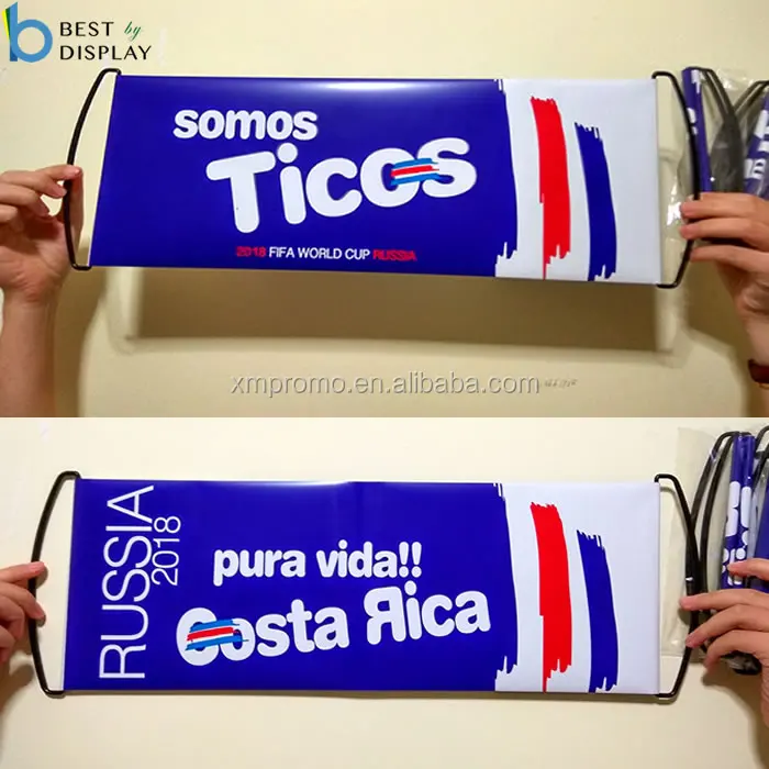 2018 Promotional advertising hand roll up banner hand held scrolling banner