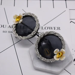 GUVIVI Diamond sunglasses from italy design round bling flower  Fashion luxury sunglasses with diamonds