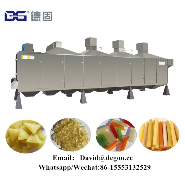 Fried Snack Pellets Puffed Food Extrusion Machine