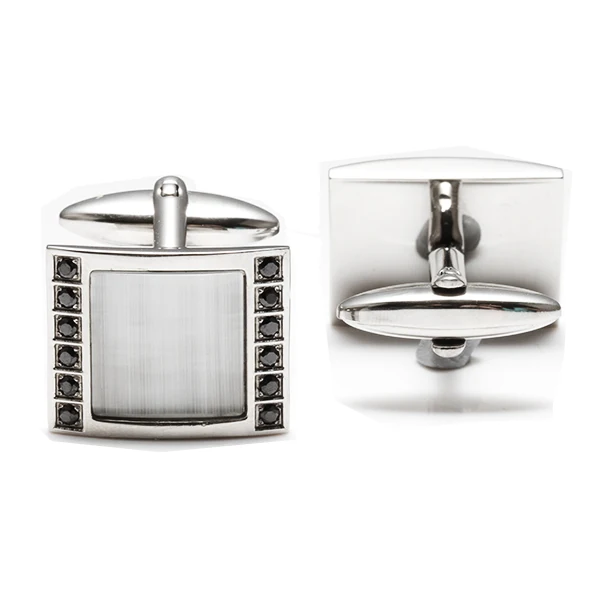 Лидер продаж, Высококачественная запонка, мужские аксессуары, модная металлическая запонка из стали