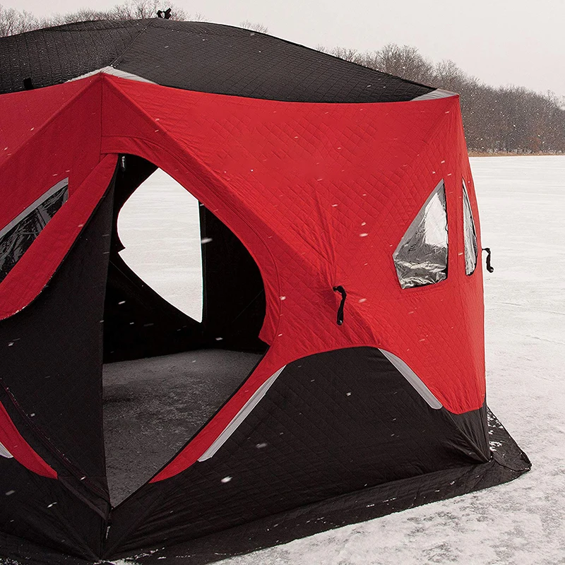 Easy to set up ice cube winter fishing tent winter ice fishing tent for outdoor