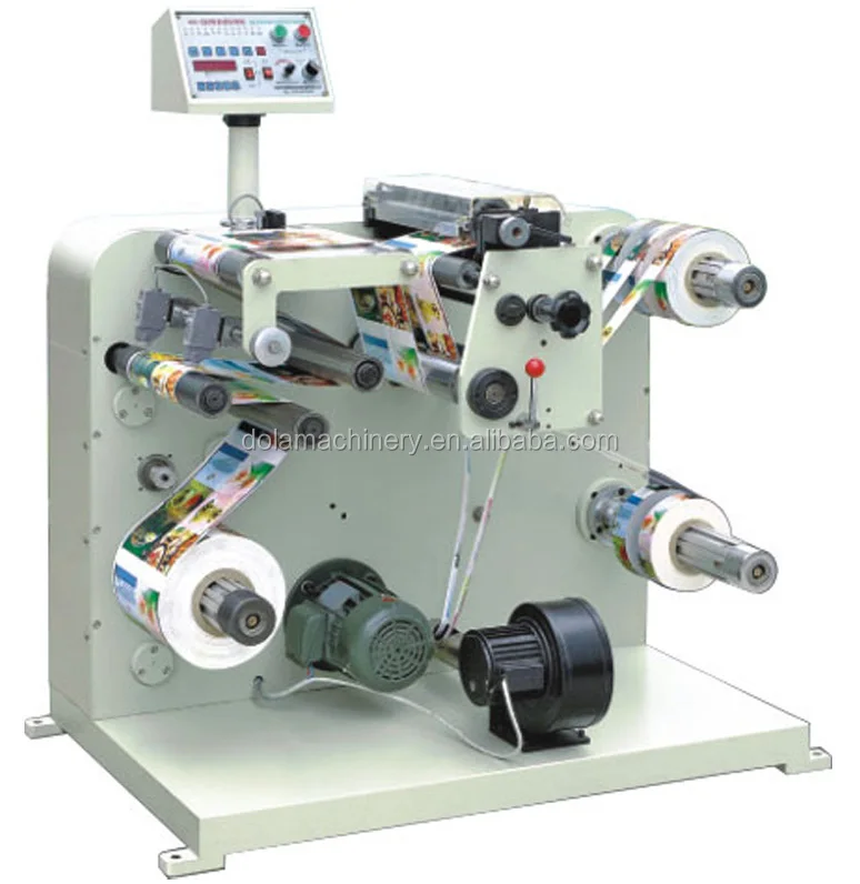 Automatic Label Slitting And Rewinding Machine