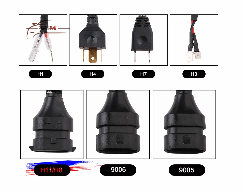 Auto lighting system car 7600 lumen h7 mini led headlight for c6 h11 cob chip