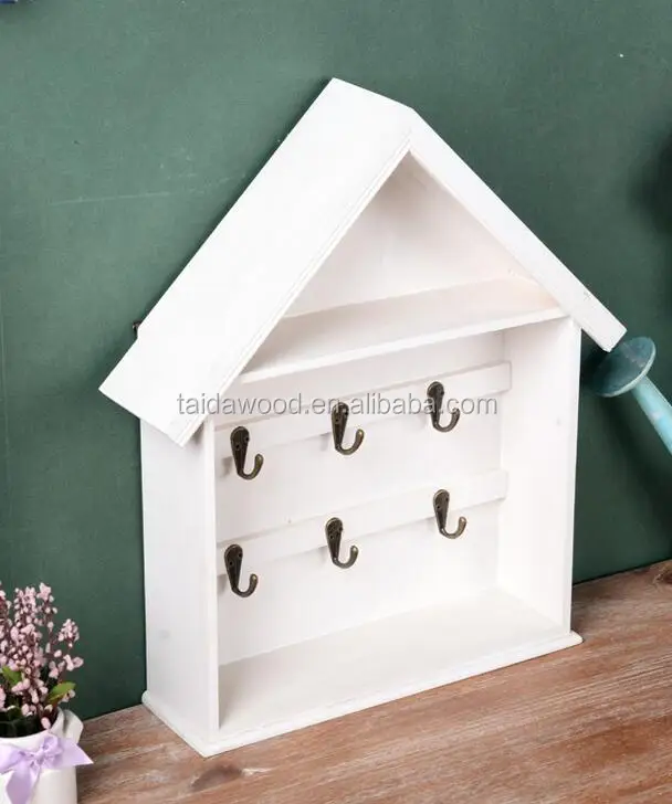 home decoration Eur style wall hanging wooden key holder box