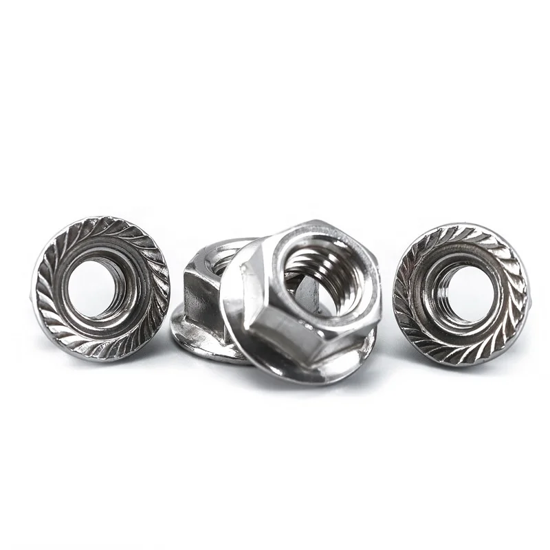 DIN6923 M10 Stainless Steel Hex Bolt Nut Flange Weld Nut