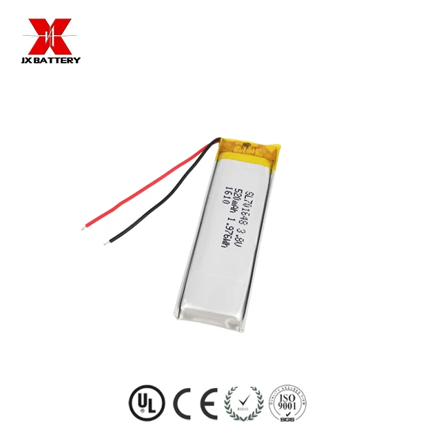 high capacity rechargeable 3.7v lipo battery 701648 520mAh for electronic pen