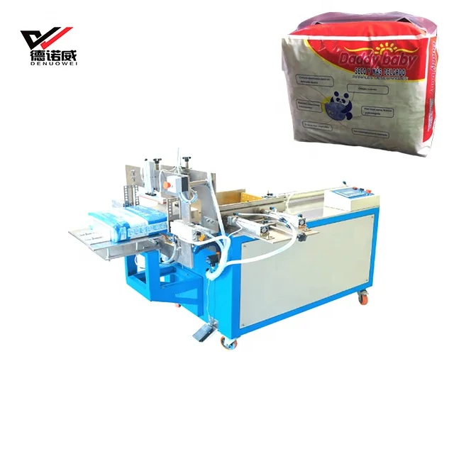 High quality semi automatic baby diaper packing machine