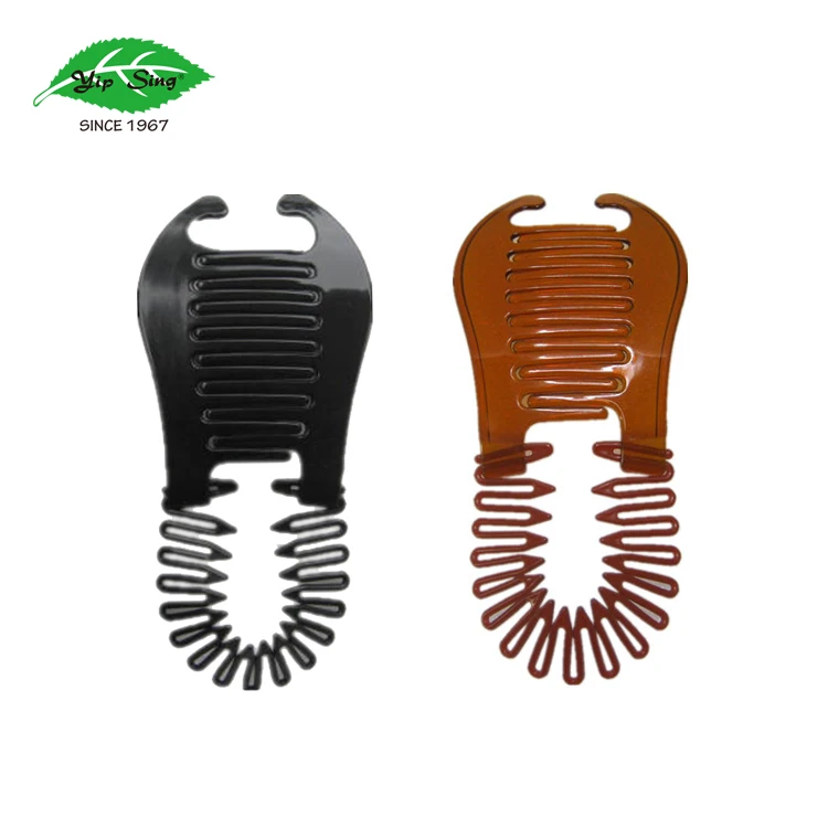 Banana Combs Hair Clip French Side Comb Holder Soft and Bendable Plastic Clip