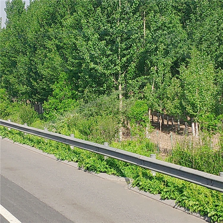 Popular road safety barrier high quality galv steel highway posts galvanized guardrail systems