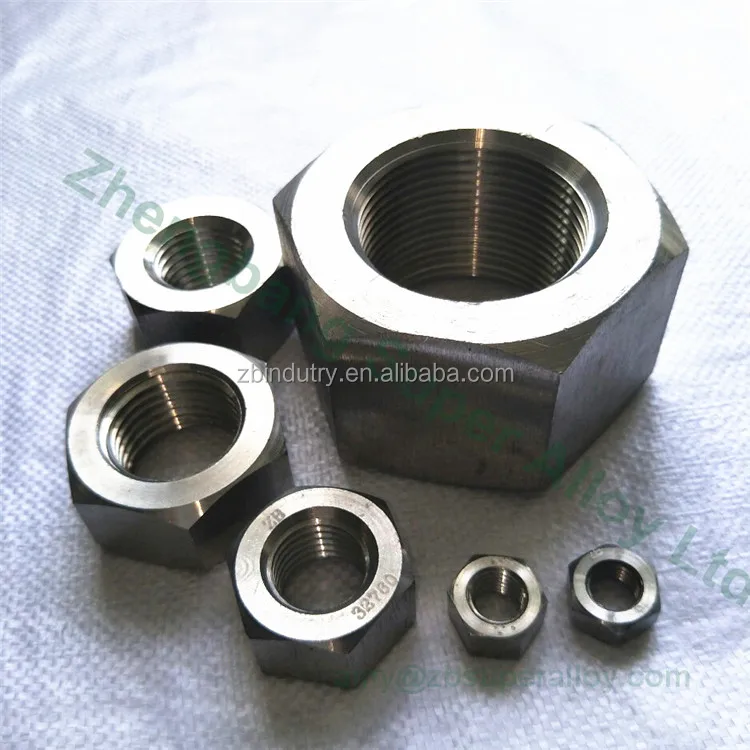 
Super Duplex UNS S32760 f55 hex Bolt with hex nuts washers duplex 2205 2507 fasteners 