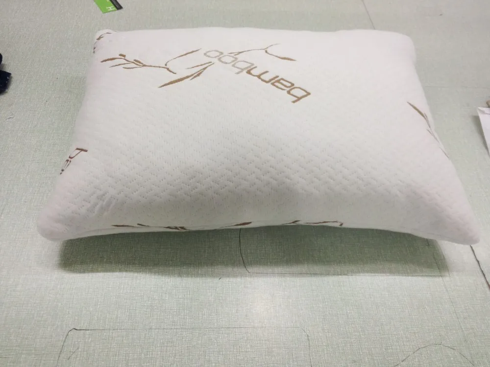 Cheap Queen and king size Shredded Memory Foam filling Bamboo Pillow for Hotel