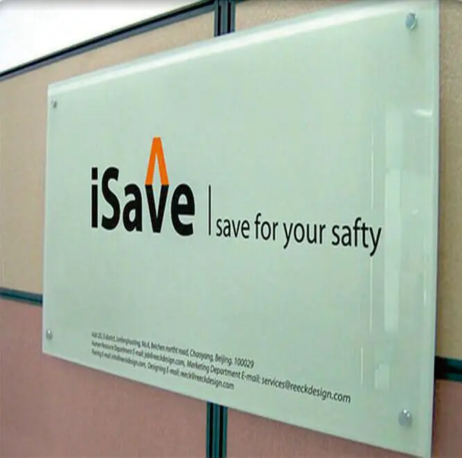 Custom Acrylic company reception desk sign 5mm thickness business advertising sign board shop name sign board