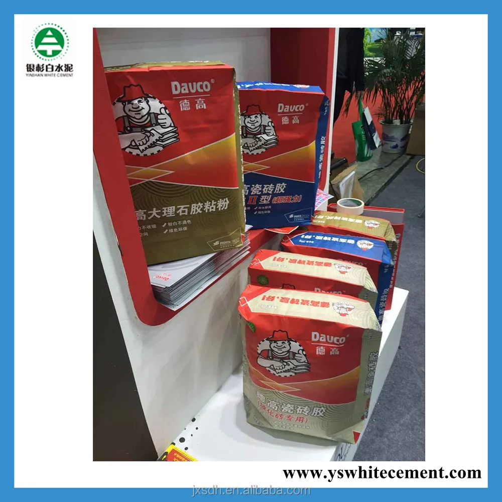 Chinese white ordinary portland cement type 50kg per bag for export