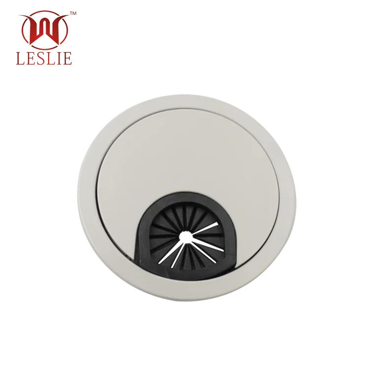 60MM Practical Hole Cover Office Grommet Square Plastic Desk Cable Grommet Working Table Cable Wire Grommet