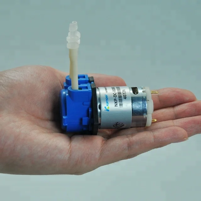 Kamoer NKP OEM head DIY Arduino Mini 12V 24V 6V 3V DC Motor soap dispenser electric peristaltic pump china