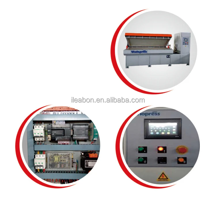 (BY994 * 8/F) изогнутая поверхность шпона и ПВХ Ламинирование с положительным и отрицательным давлением горячего ламинирования пресс-машина