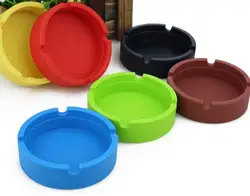 High Quality Square Silicone Ashtrays / Portable cigar cigarette pocket ashtray for home office hotel (001) .