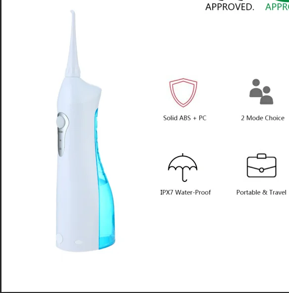 
High Quality dental water jet oral irrigator rechargeable water flosser 