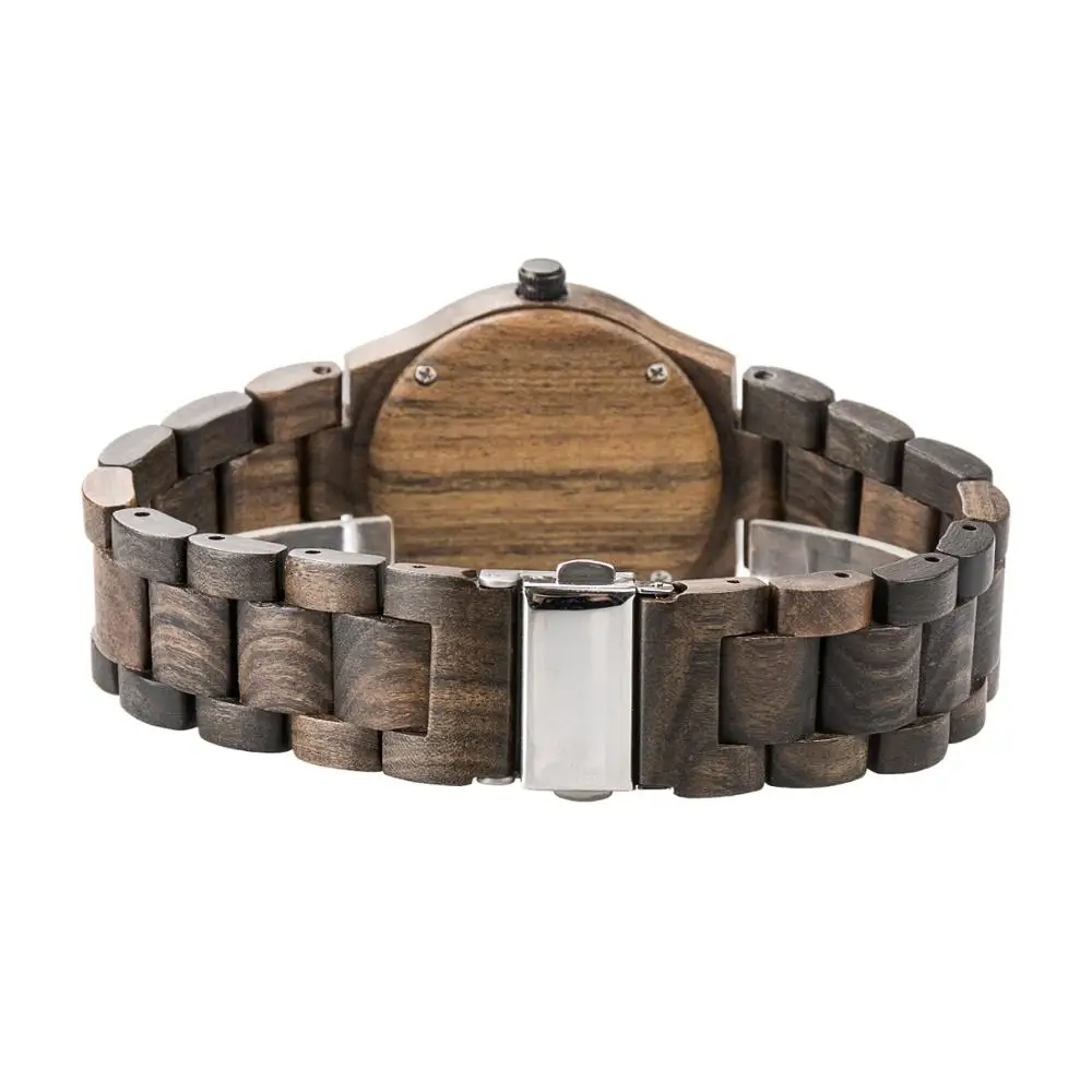 Hot selling wood watch  unisex high quality handmade wooden wrist watch with CE&ROSH&FSC certificates