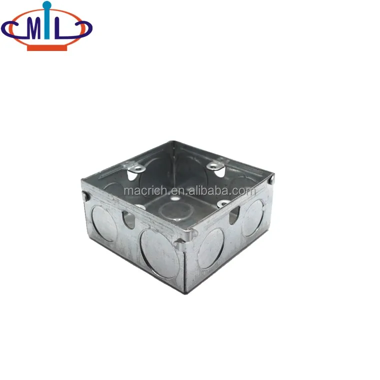 
UL Listed Galvanized Steel Metallic Electrical 3X3 Junction Box Outlet box 
