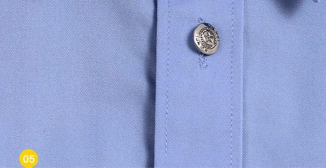 Safety Guard Security Uniform Blue Long Sleeves Shirts Light Weight Breathable Soft Feeling