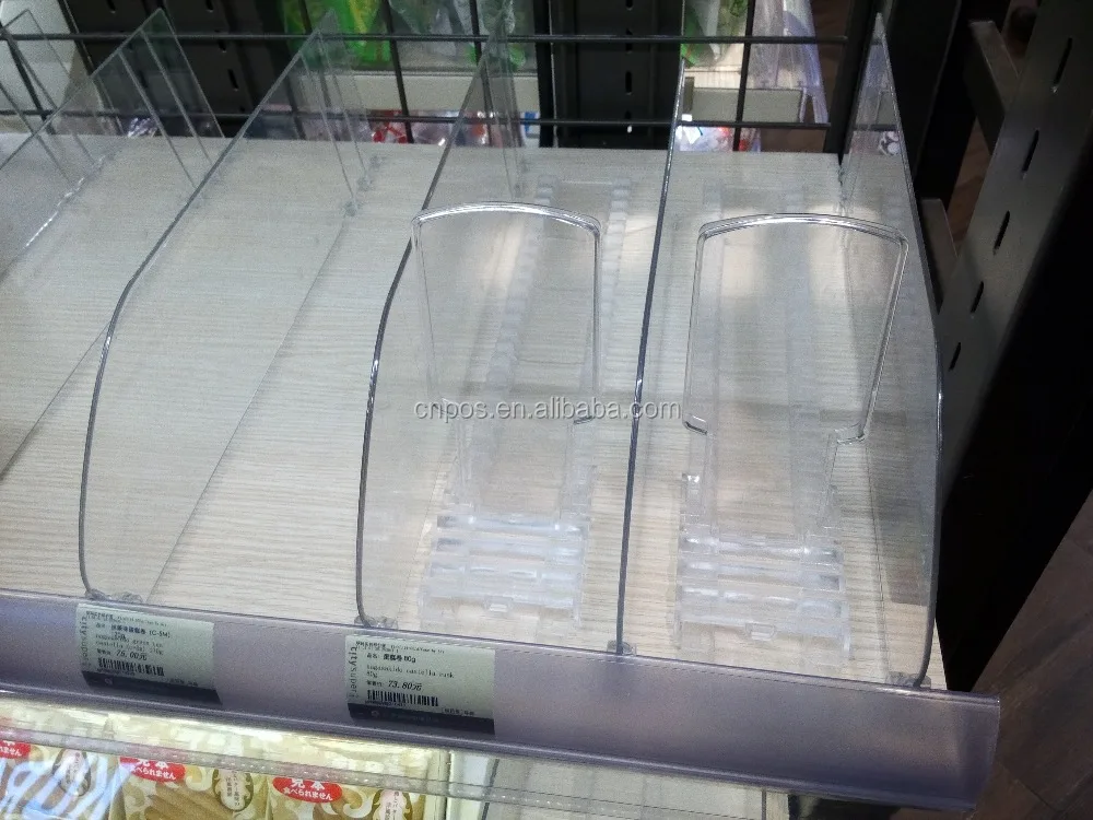 supermarket PET shelf divider