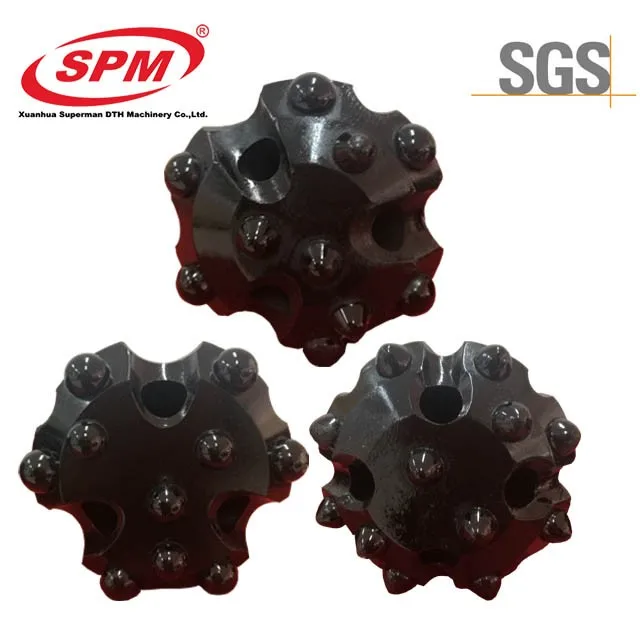 
SPM110 CIR110 4inch DTH Hammer hard carbide rock coal mine button drill bit / drill bits water well drilling 