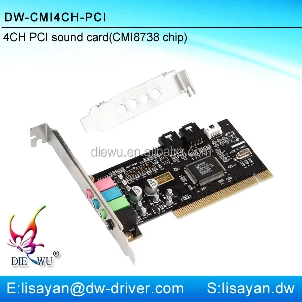 Лучшая цена Мини аудио внутренний pci звуковая карта