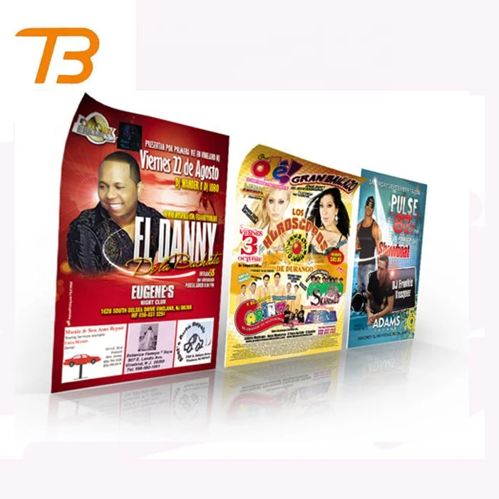 A0 A1 A2 A3 A4 A5 customized size flyer poster leaflet booklet printing