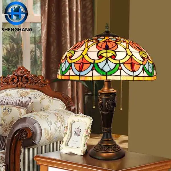Morden style new decor tiffany table lamp 2020 new design custom-made lampshade