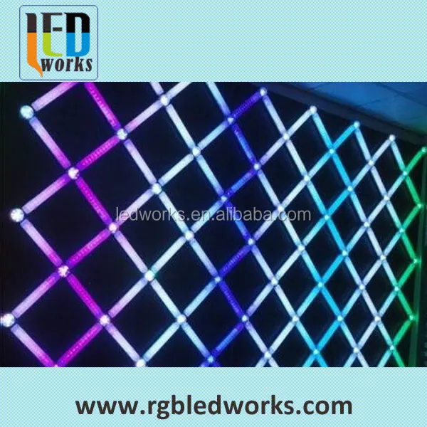 RGB LED Digital Tube DMX led video tube for building club bar