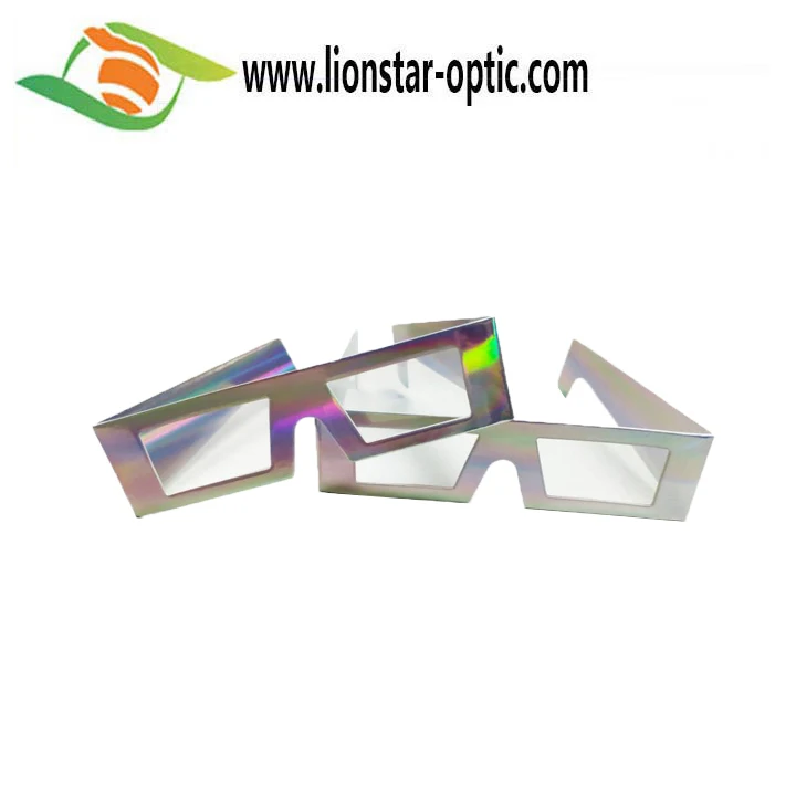 Бумажные очки, праздничные бумажные 3d-очки с фейерверком, очки с дифракцией, индивидуальные 3d-очки с дифракцией