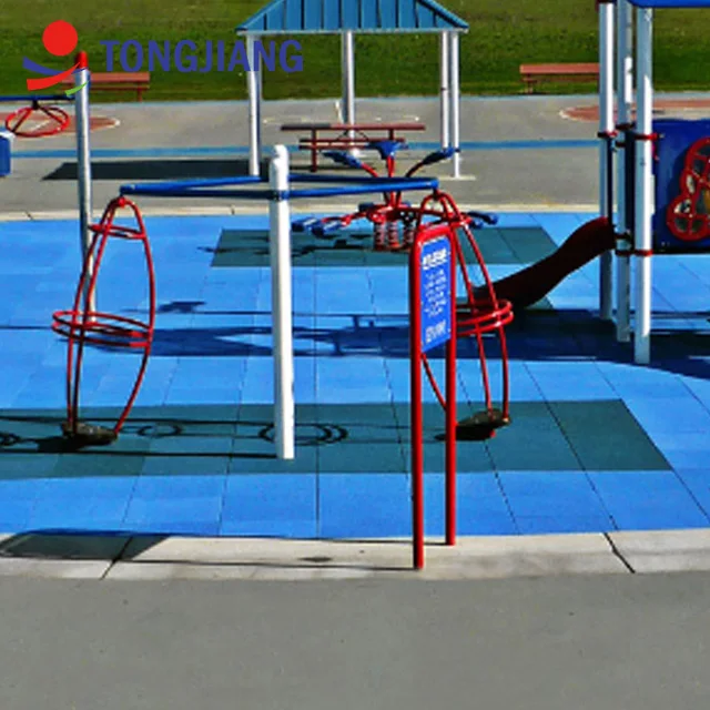 TJ, низкая цена, резиновая плитка Sbr и epdm для напольного коврика игровой площадки