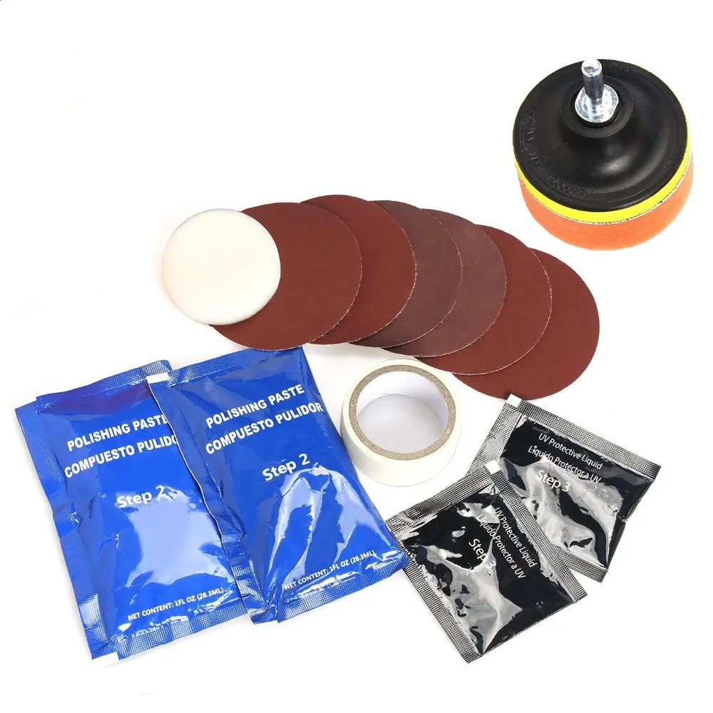 Visbella HG0086CR5P Heavy Duty Car Headlight Restoration Kit